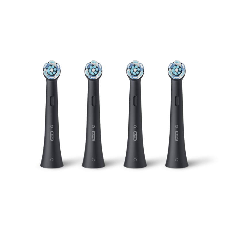 Testine Di Ricambio Nere Oral-B iO Ultimate Clean, 4 Pezzi