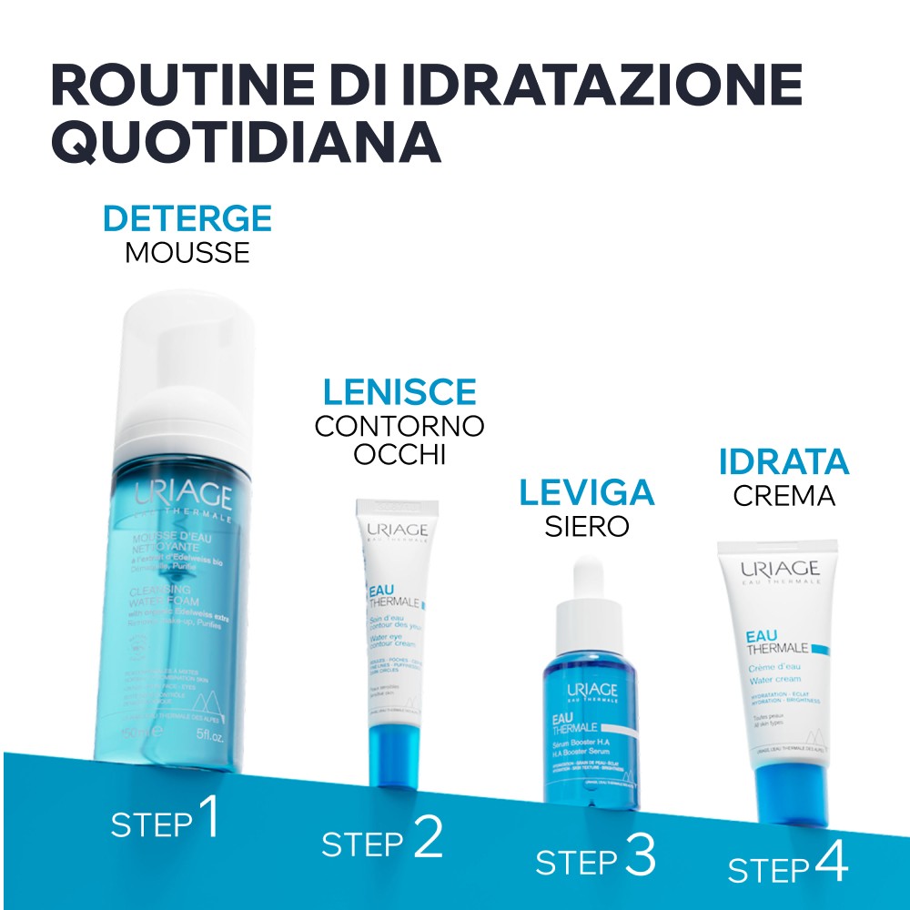 Uriage - Mousse Detergente Struccante Viso E Occhi 150 ml