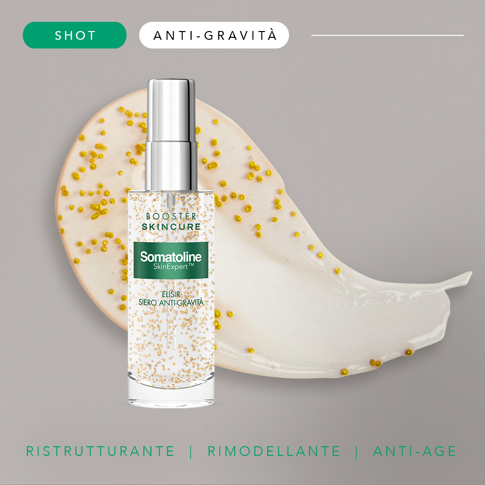 Somatoline SkinExpert, Skincure Shot Anti-Gravtà, Siero Viso Anti-età, Vitamina E 30ml Somatoline SkinExpert, Skincure Shot Anti-Gravtà, Siero Viso Anti-età, Vitamina E 30ml