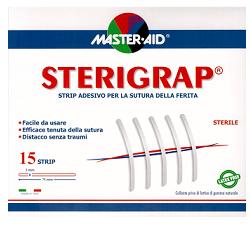 Sterigrap Cerotto Adesivo Per Sutura Delle Ferite 7,5x0,3 mm 15 Pezzi