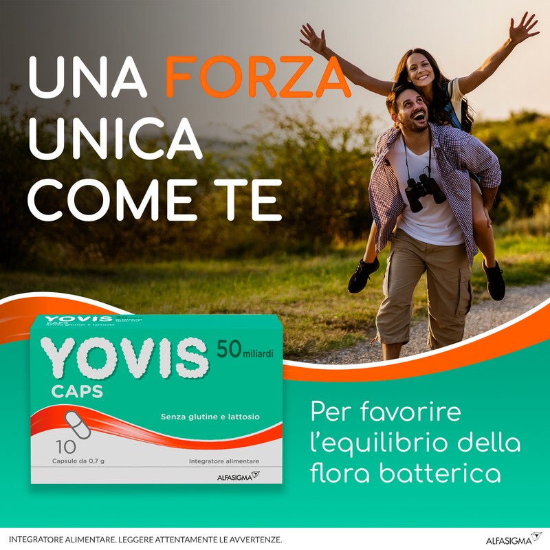 Yovis Caps 50 Miliardi - Integratore di fermenti lattici - 10 Capsule