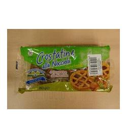 Happy Farm Crostatine Alla Nocciola Senza Glutine 180 g Happy Farm Crostatine Alla Nocciola Senza Glutine 180 g