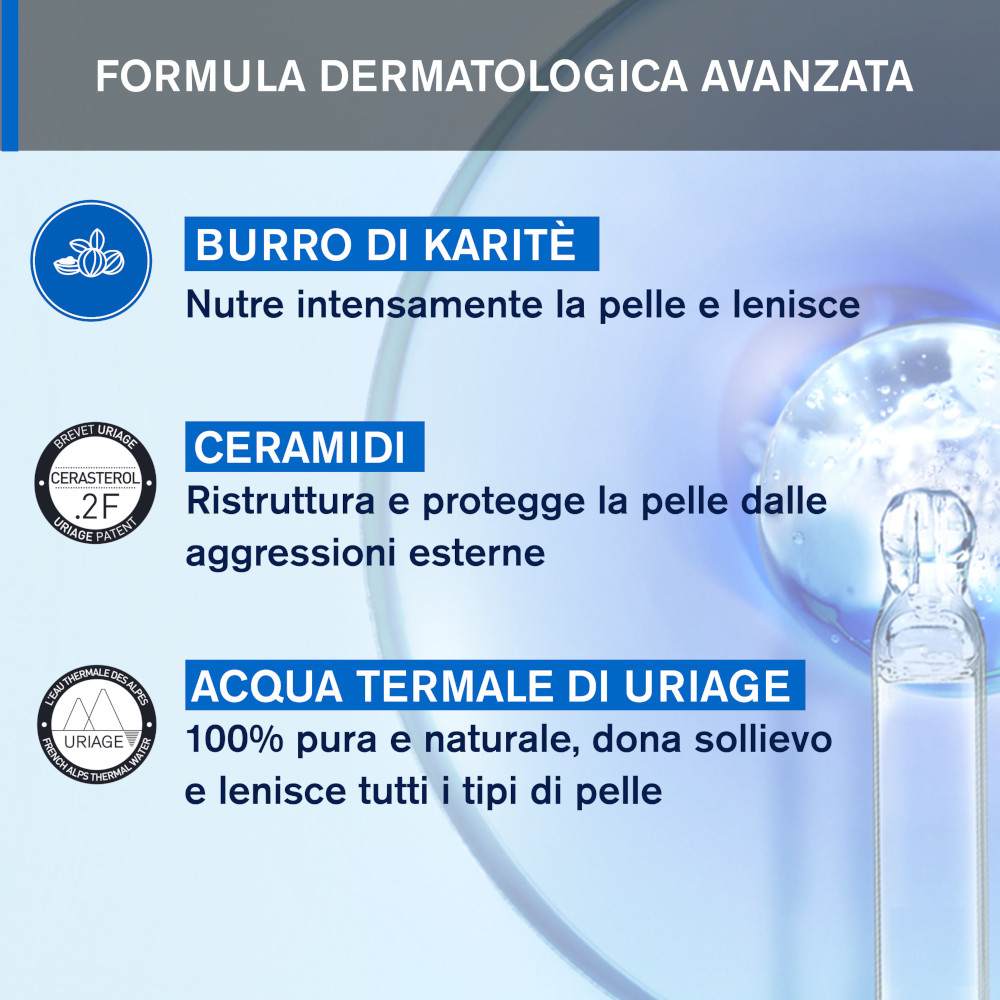 Uriage Xémose Syndet Detergente Delicato Pelle Secca 200 ml
