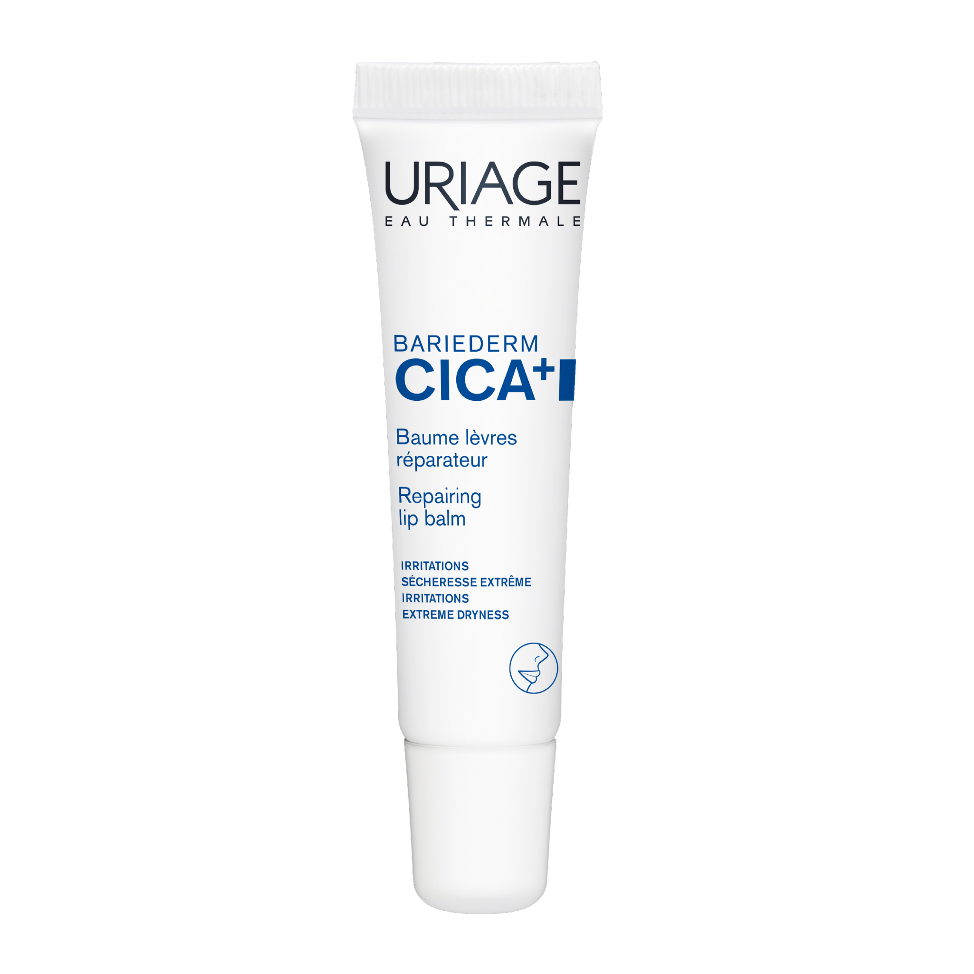 Uriage Bariéderm Cica-Levres - Balsamo Riparatore Protettivo Per Labbra Secche E Screpolate 15 ml