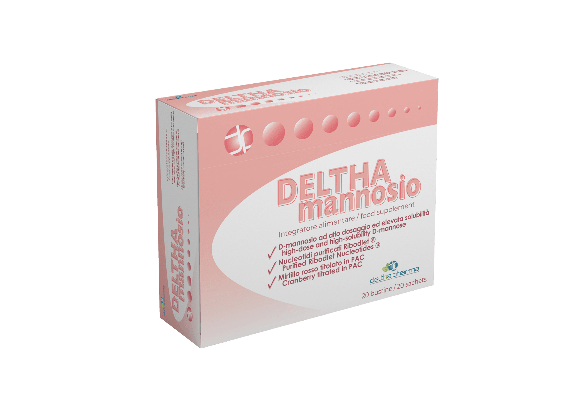 Deltha Mannosio Integratore per le vie urinarie 20 Bustine