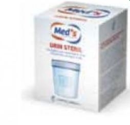 MED'S CONTENITORE STERILE URINE TAPPO A VITE  MED'S CONTENITORE STERILE URINE TAPPO A VITE