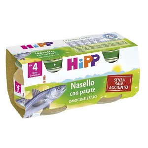 Hipp Biologico Omogeneizzato Nasello con Patate 2 x 80 g Hipp Biologico Omogeneizzato Nasello con Patate 2 x 80 g