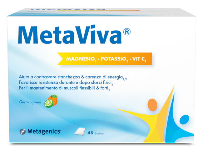 METAVIVA MG K VIT C 40BUST