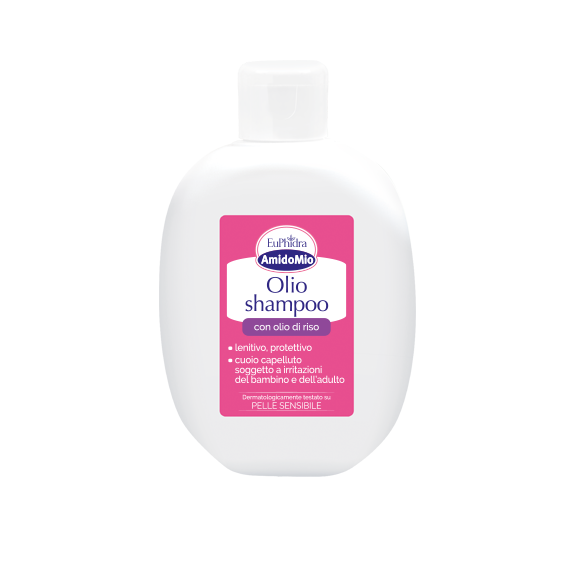 Euphidra AmidoMio Olio Shampoo - per capelli fragili e cuoio capelluto sensibile - 200 ml