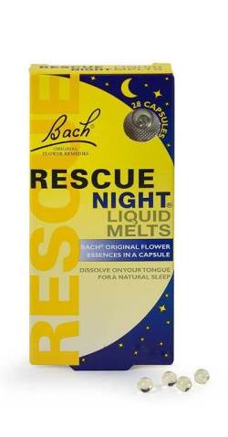 RESCUE NIGHT LIQUID MELTS SENZA ALCOOL 28 CAPSULE RESCUE NIGHT LIQUID MELTS SENZA ALCOOL 28 CAPSULE
