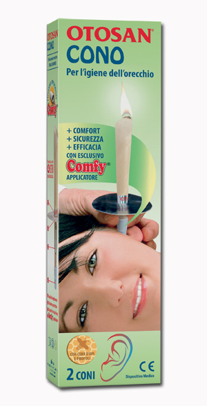 Otosan Cono Igiene Orecchio Con Propoli 2 Pezzi Otosan Cono Igiene Orecchio Con Propoli 2 Pezzi