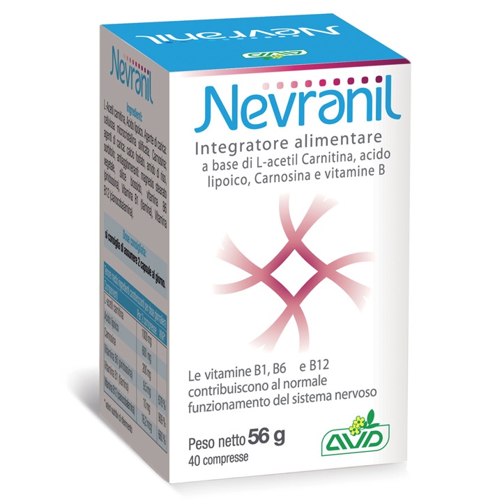Nevranil Integratore Sistema Nervoso 40 Compresse