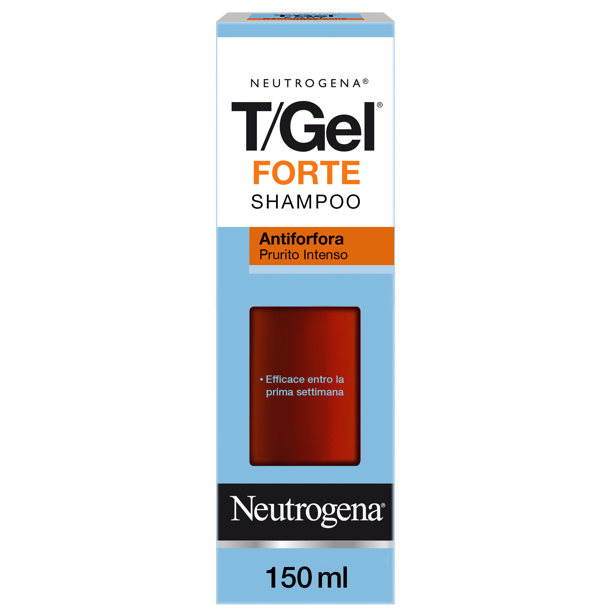 Neutrogena Shampoo Antiforfora T/Gel Forte Prurito Intenso 150 ml, Shampoo uomo per forfora secca Neutrogena Shampoo Antiforfora T/Gel Forte Prurito Intenso 150 ml, Shampoo uomo per forfora secca