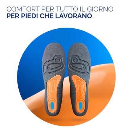 Scholl GelActiv Work Uomo - Soletta in gel - 1 paio