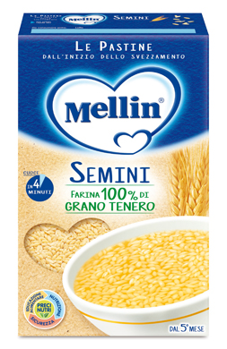 Mellin Le Pastine Semini Pasta Per Bambini 320 g Mellin Le Pastine Semini Pasta Per Bambini 320 g