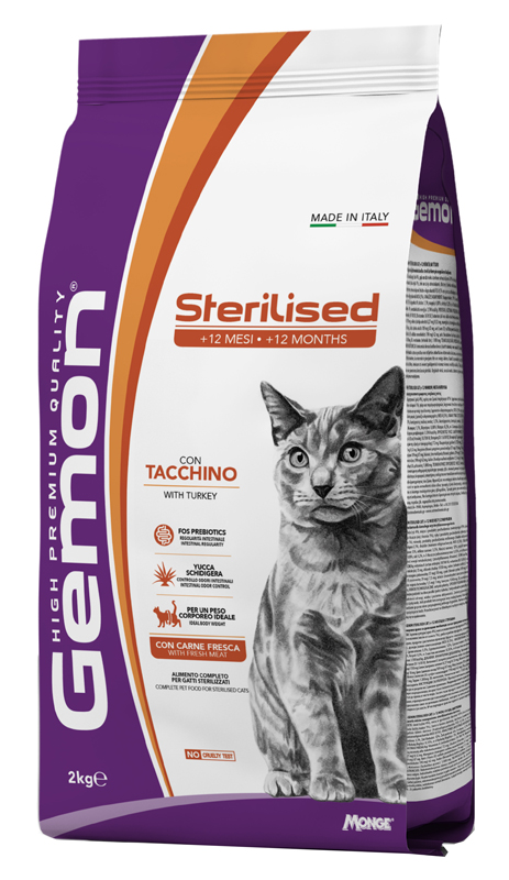 GEMON STERILIZED TACCHINO 2KG