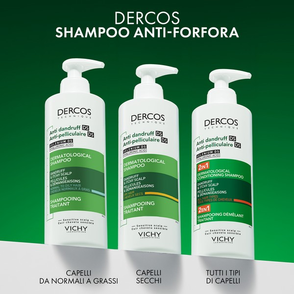 Vichy Dercos Trattamento Antiforfora 2in1 Shampoo+Balsamo 400ml Vichy Dercos Trattamento Antiforfora 2in1 Shampoo+Balsamo 400ml