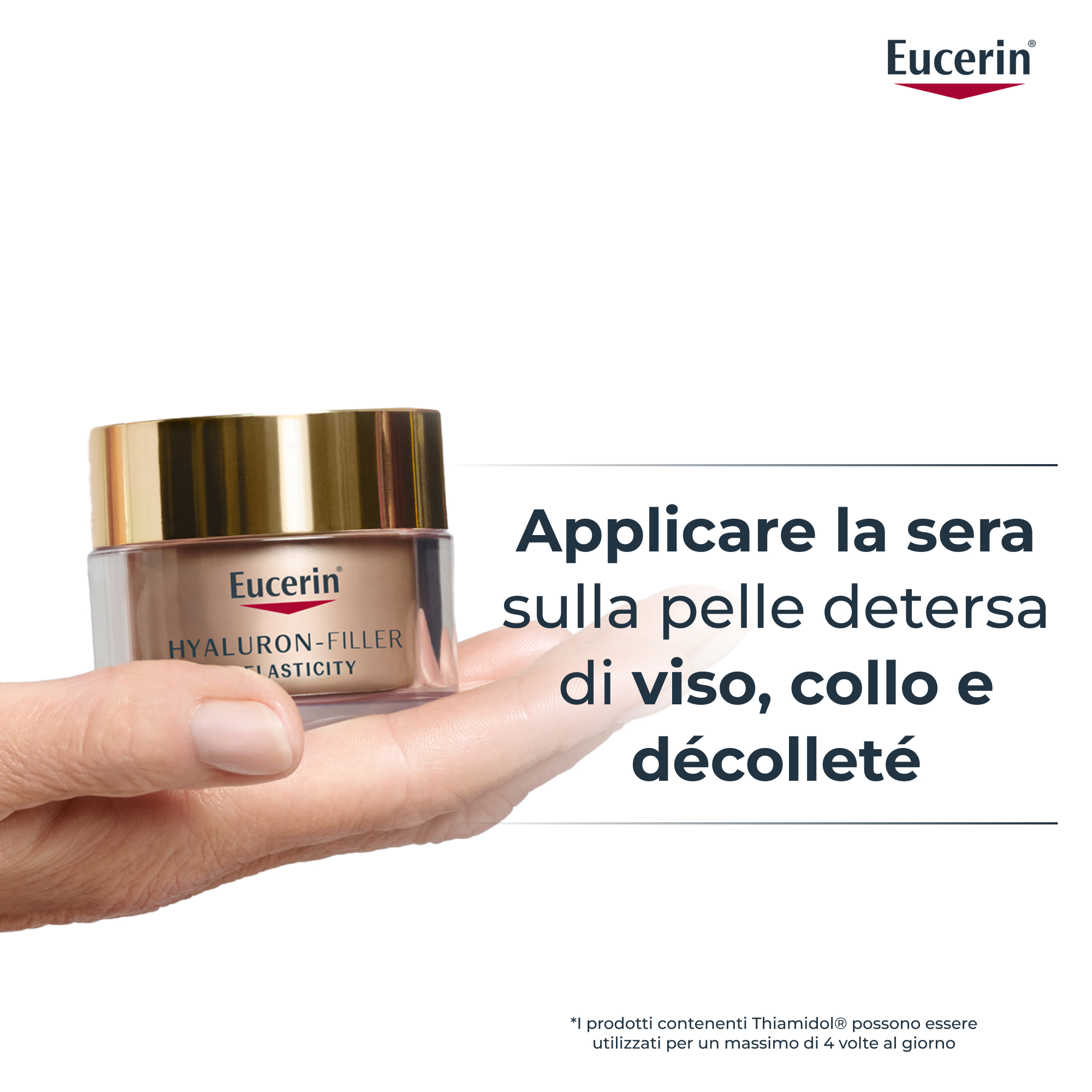 Eucerin Hyaluron-Filler+Elasticity Crema Notte Viso Anti-età 50 ml Eucerin Hyaluron-Filler+Elasticity Crema Notte Viso Anti-età 50 ml