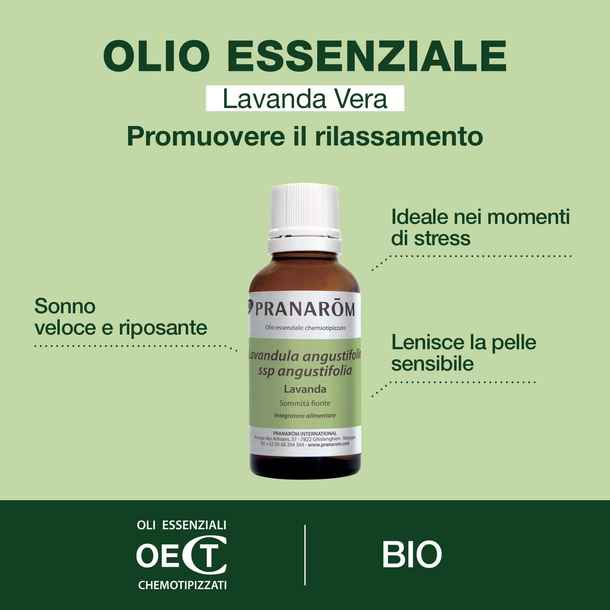 PRANAROM LAVANDA OLIO ESS BIO 30