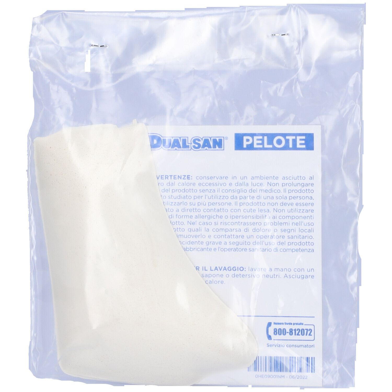 Dualsan Pelota Cuscinetto Per Contenimento Ernia Destro