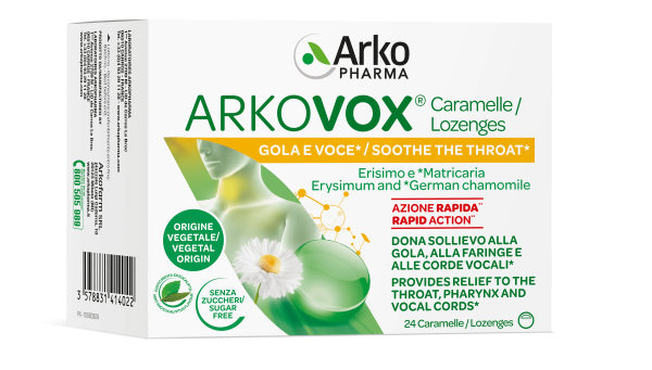 Arkovox Integratore Balsamico Menta ed Eucalipto 24 Caramelle