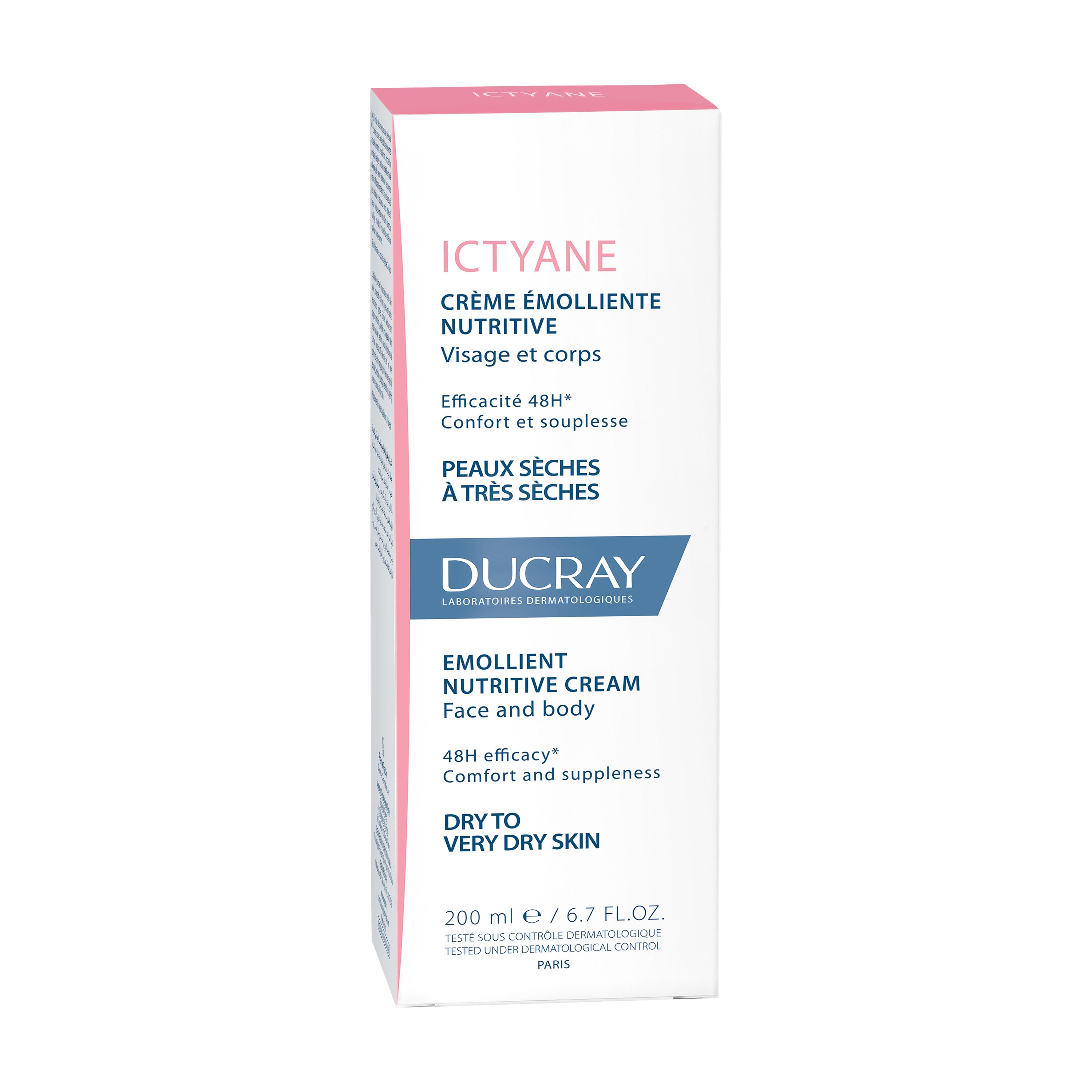 Ducray Ictyane - Crema Emolliente Nutritiva 200 ml