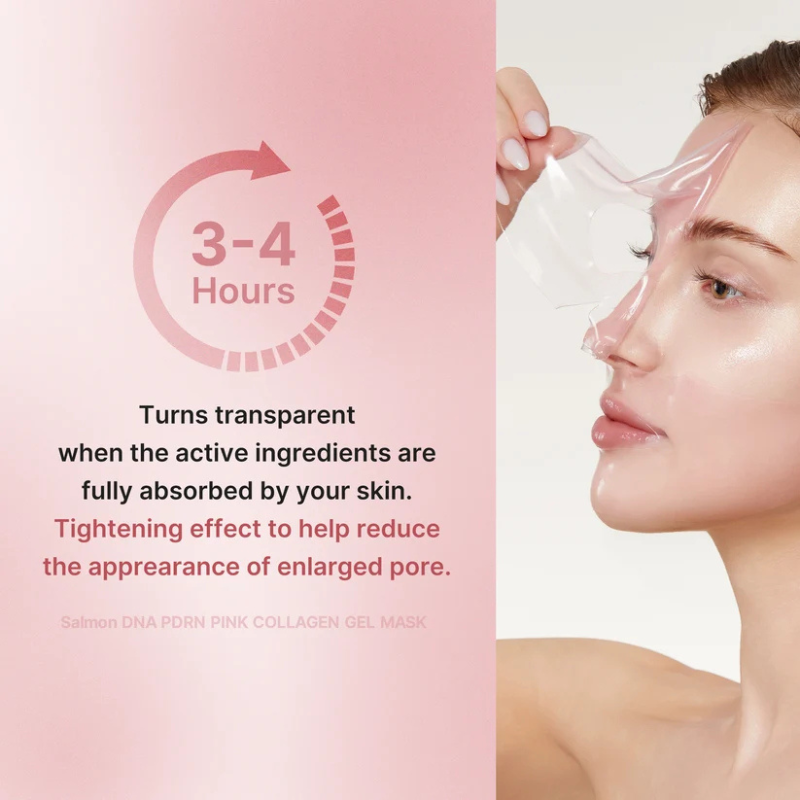 Medicube Salmon PDRN Pink Collagen Jelly Gel Mask - Maschera Illuminante Viso
