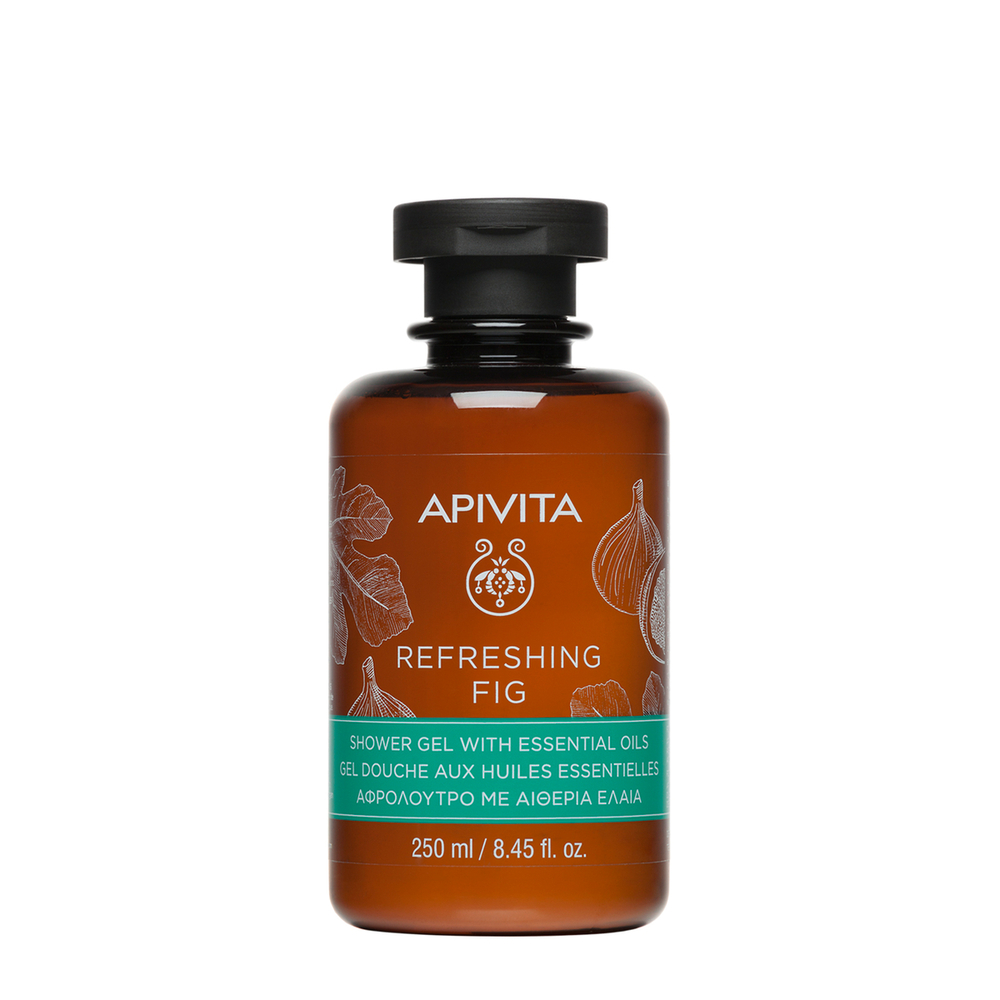 Apivita ReFreshing Fig - Gel Doccia Delicato Con Oli Essenziali Con Fico E Propoli 250 ml
