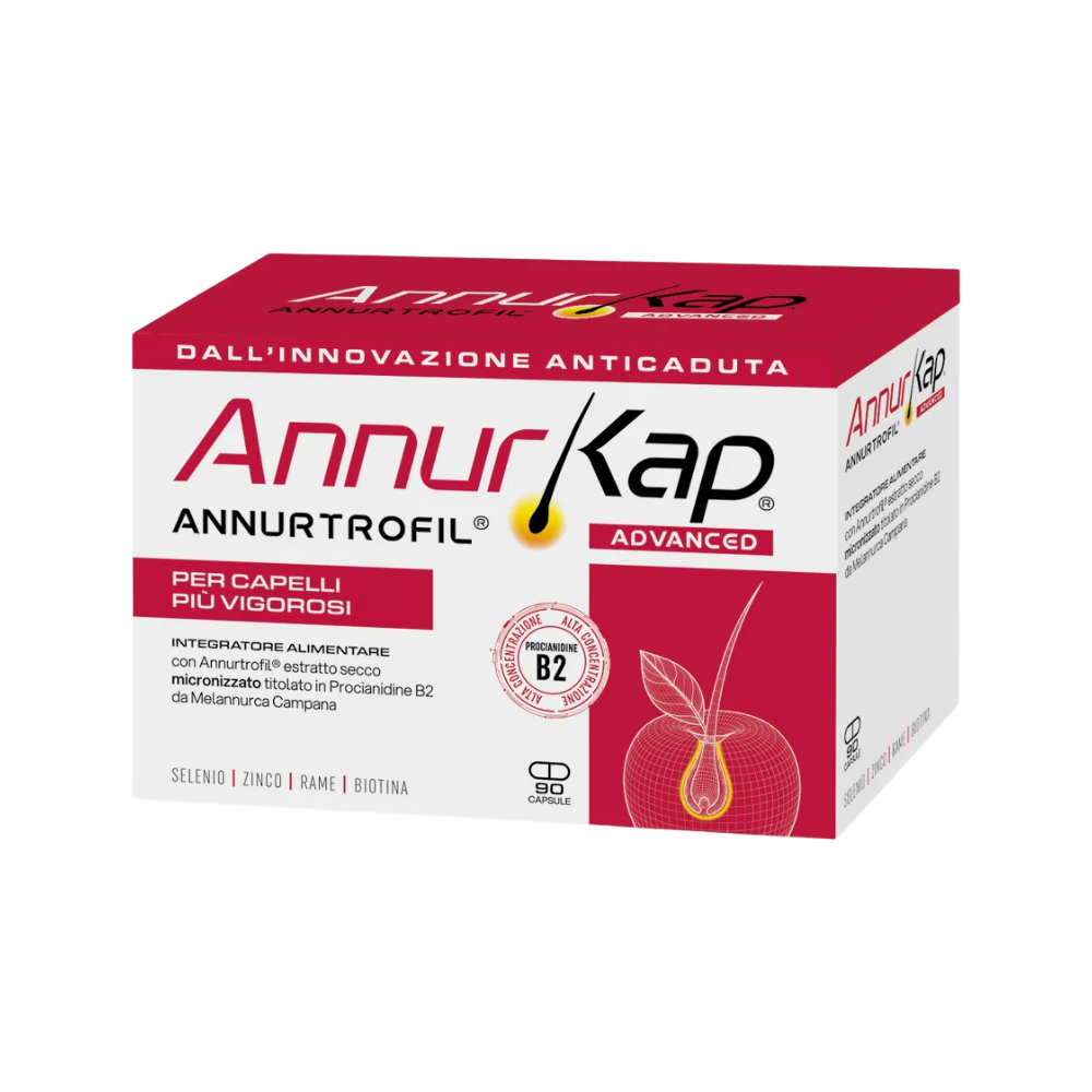 Annurkap Advanced 90 Capsule - Integratore Anticaduta Per Capelli