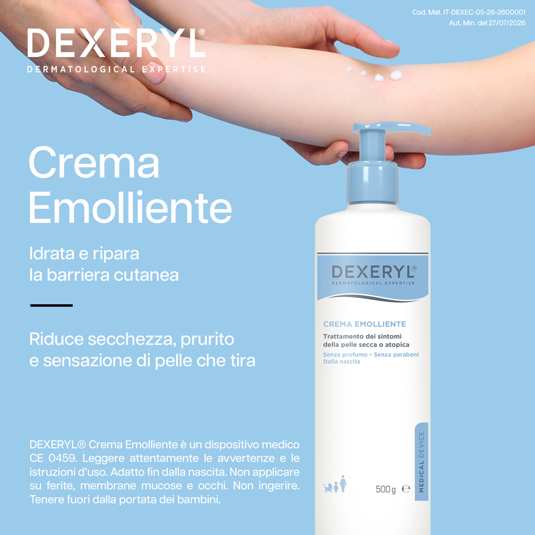 Dexeryl - Crema Emolliente Per La Pelle Secca E A Tendenza Atopica 500 g