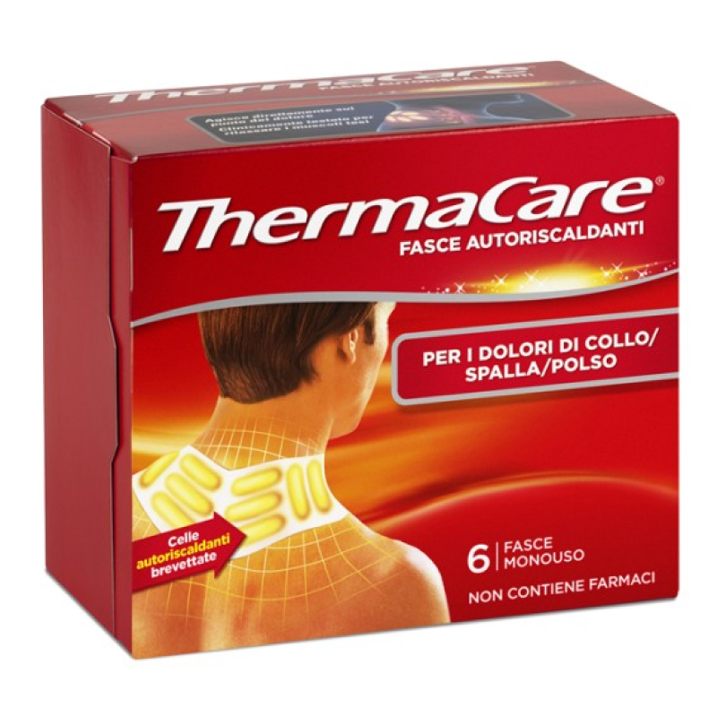 ThermaCare Fasce autoriscaldanti per dolori collo, spalla, polso 6 pezzi