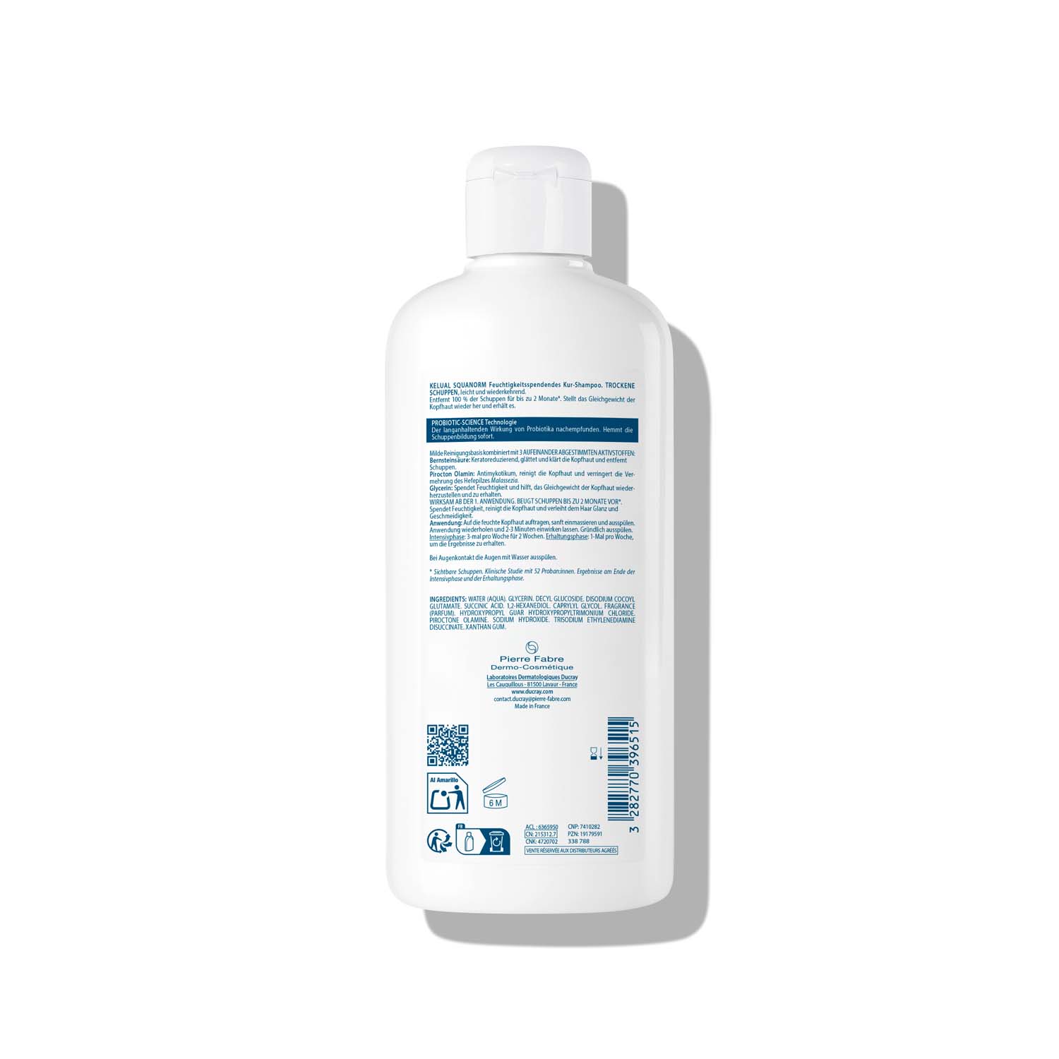 Ducray Kelual Squanorm - Shampoo Trattante Idratante Per Forfora Secca 400 ml 