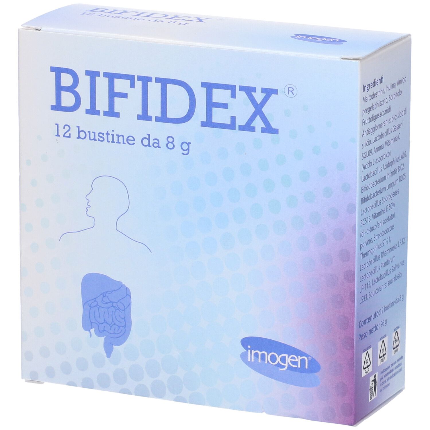 Bifidex Integratore 12 Bustine