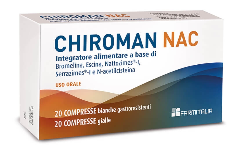 CHIROMAN NAC Integratore Fertilità Maschile 20 Compresse Bianche + 20 Compresse Gialle