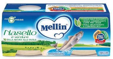 Mellin Omogeneizzato di Nasello 2 x 80 g Mellin Omogeneizzato di Nasello 2 x 80 g