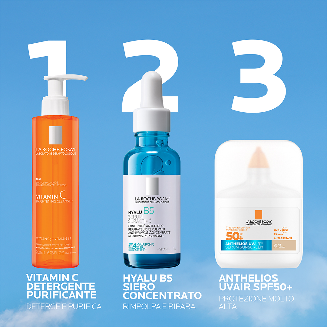 La Roche-Posay - Anthelios Uvair Serum Sunscreen SPF50+ Viso 50 ml - Tonalità Chiara