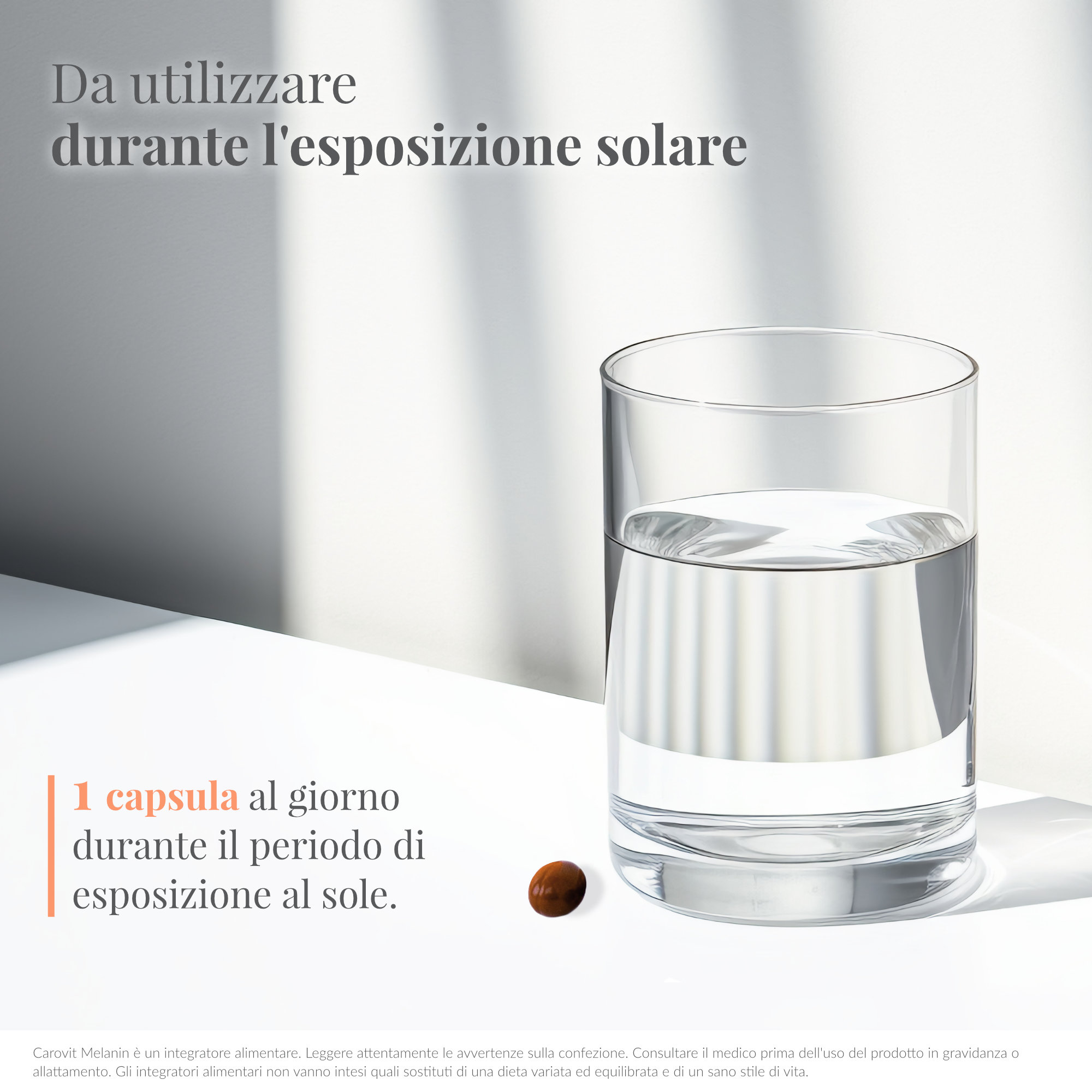 Carovit Melanin 20 Capsule - Integratore Per La Sintesi Di Melanina 