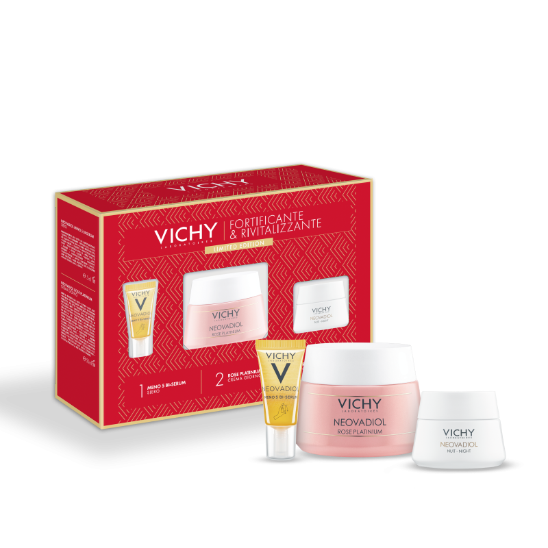 Vichy Cofanetto Regalo Natale Neovadiol Meno 5 Bi-Serum 5 ml + Neovadiol Rose Platinium Crema Giorno 50 ml + Neovadiol Rose Platinium Crema Notte 15 ml Vichy Cofanetto Regalo Natale Neovadiol Meno 5 Bi-Serum 5 ml + Neovadiol Rose Platinium Crema Giorno 50 ml + Neovadiol Rose Platinium Crema Notte 15 ml