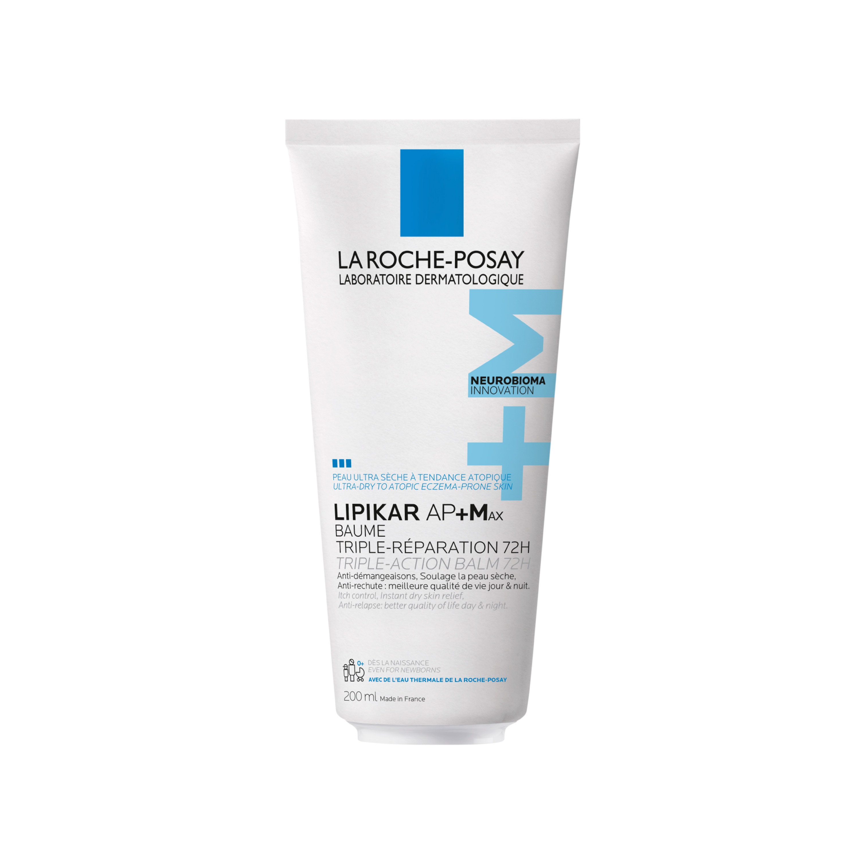 La Roche-Posay Lipikar Baume AP+MAX - Balsamo Relipidante Per Pelle Secca 200 ml