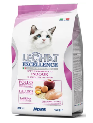 LECHAT GATTO EXCELLENCE INDOOR POLLO 400GR