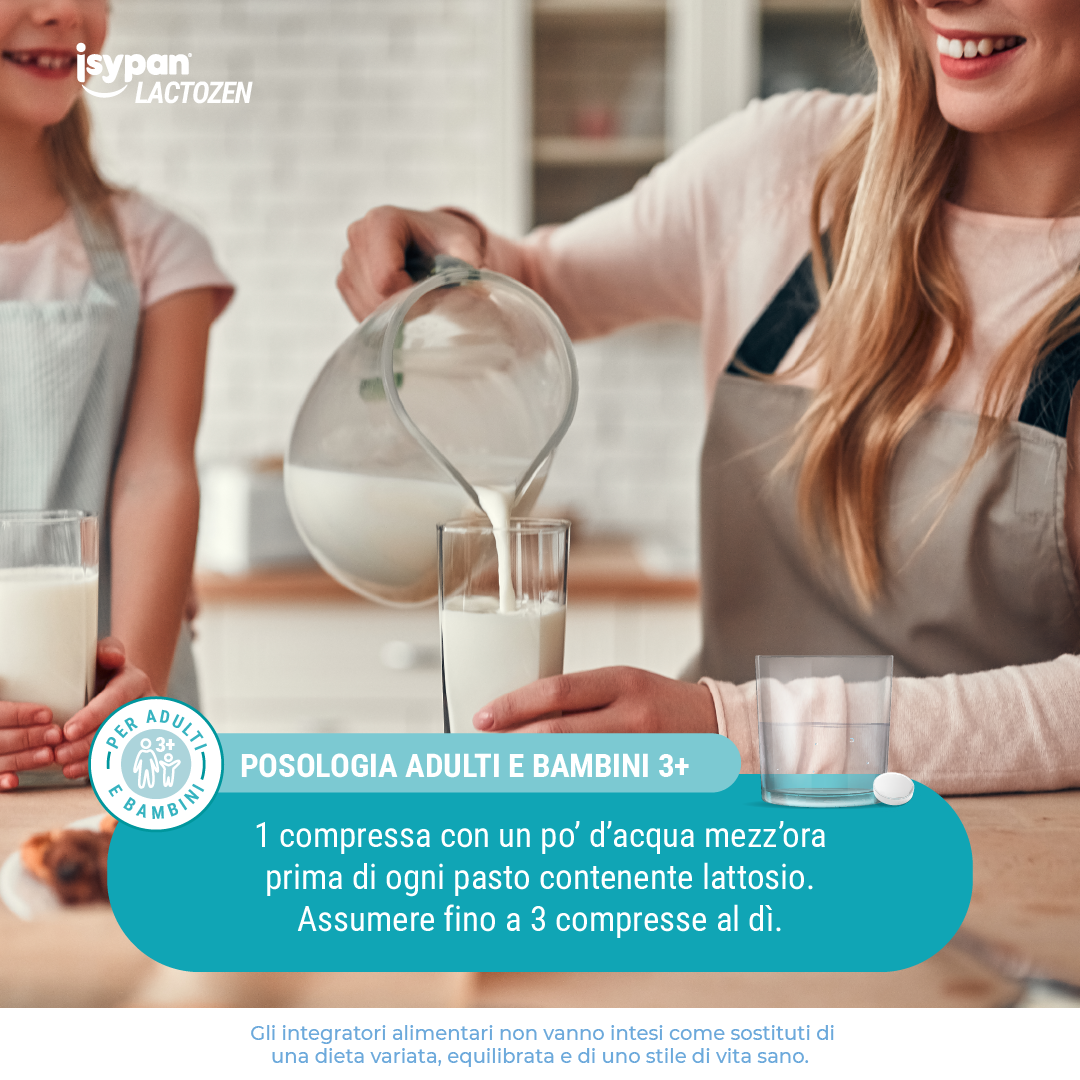 Isypan Lactozen 30 Compresse - Integratore Per La Digestione Del Lattosio