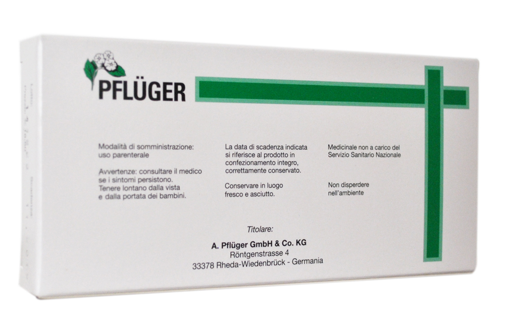 PFLUGER Dischi bamb. HOM inj. medicinale omeopatico 10 fiale