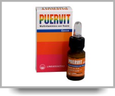 Puervit Gocce Orali Integratore Multivitaminico 12 ml