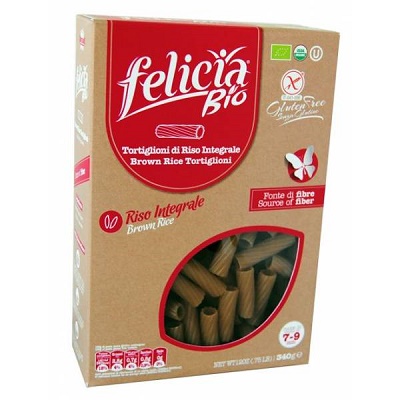 Felicia Bio Tortiglioni Di Riso Integrale Senza Glutine 340 g Felicia Bio Tortiglioni Di Riso Integrale Senza Glutine 340 g