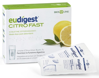 Eudigest Citro Fast Integratore Digestivo 12 Bustine