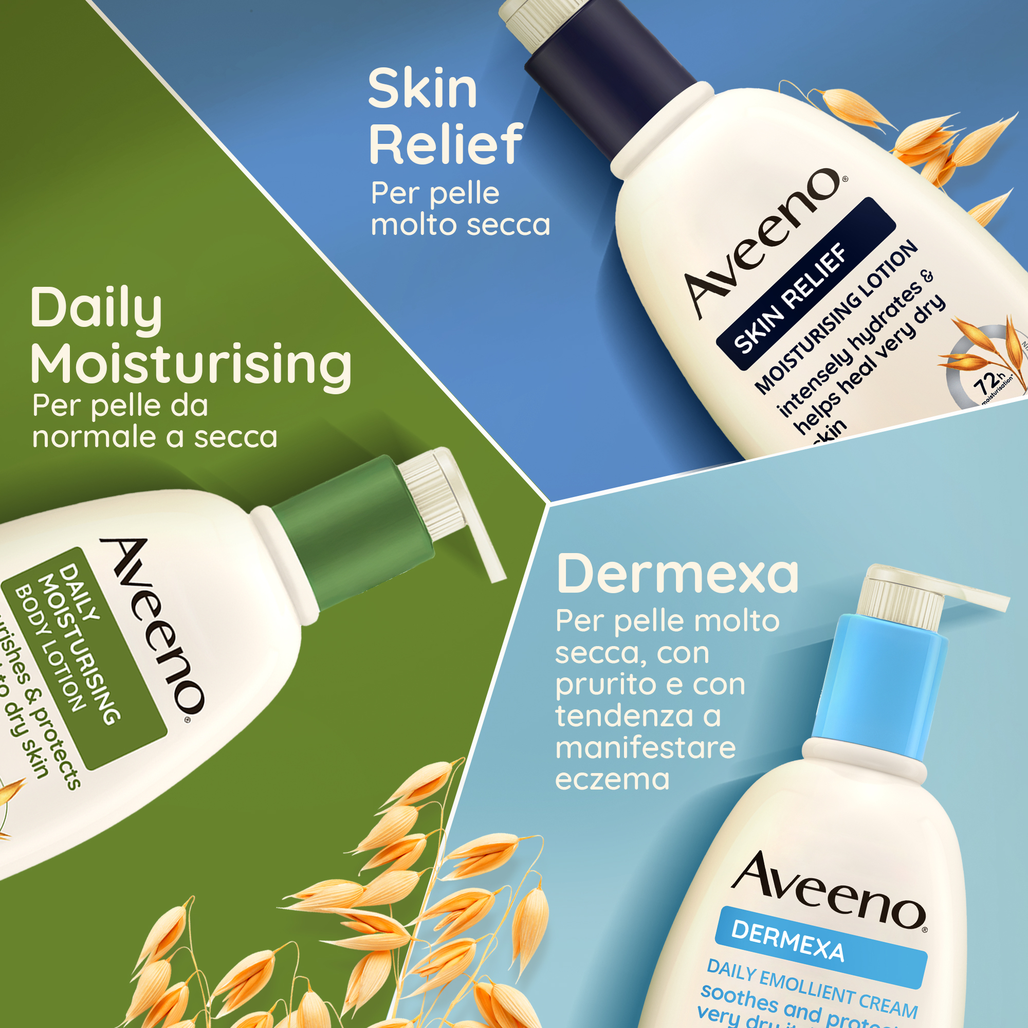 Aveeno Skin Relief Olio Corpo pelle secca dermatologicamente testato con ingredienti naturali 200 ml