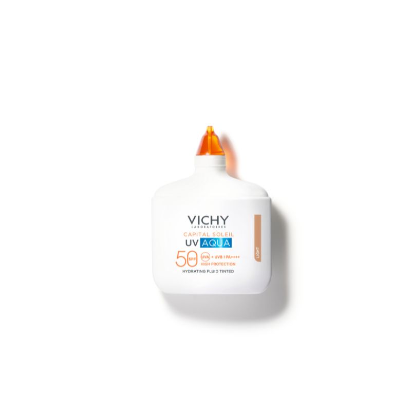 Vichy - Capital Soleil - Uv Aqua SPF50 Protezione Elevata - Fluido Idratante Viso Colorato 50 ml