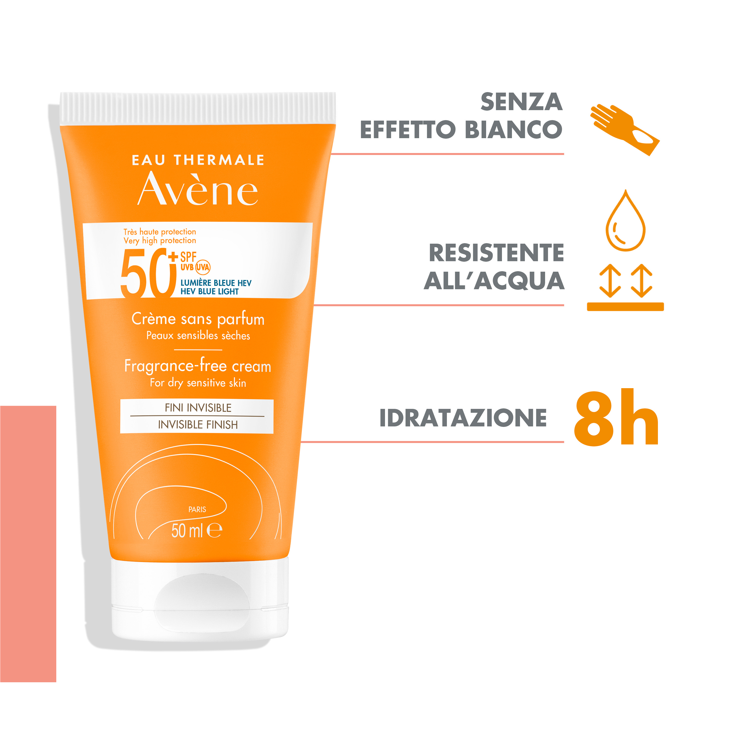 Avène Crema Solare Viso SPF 50+ 50ml