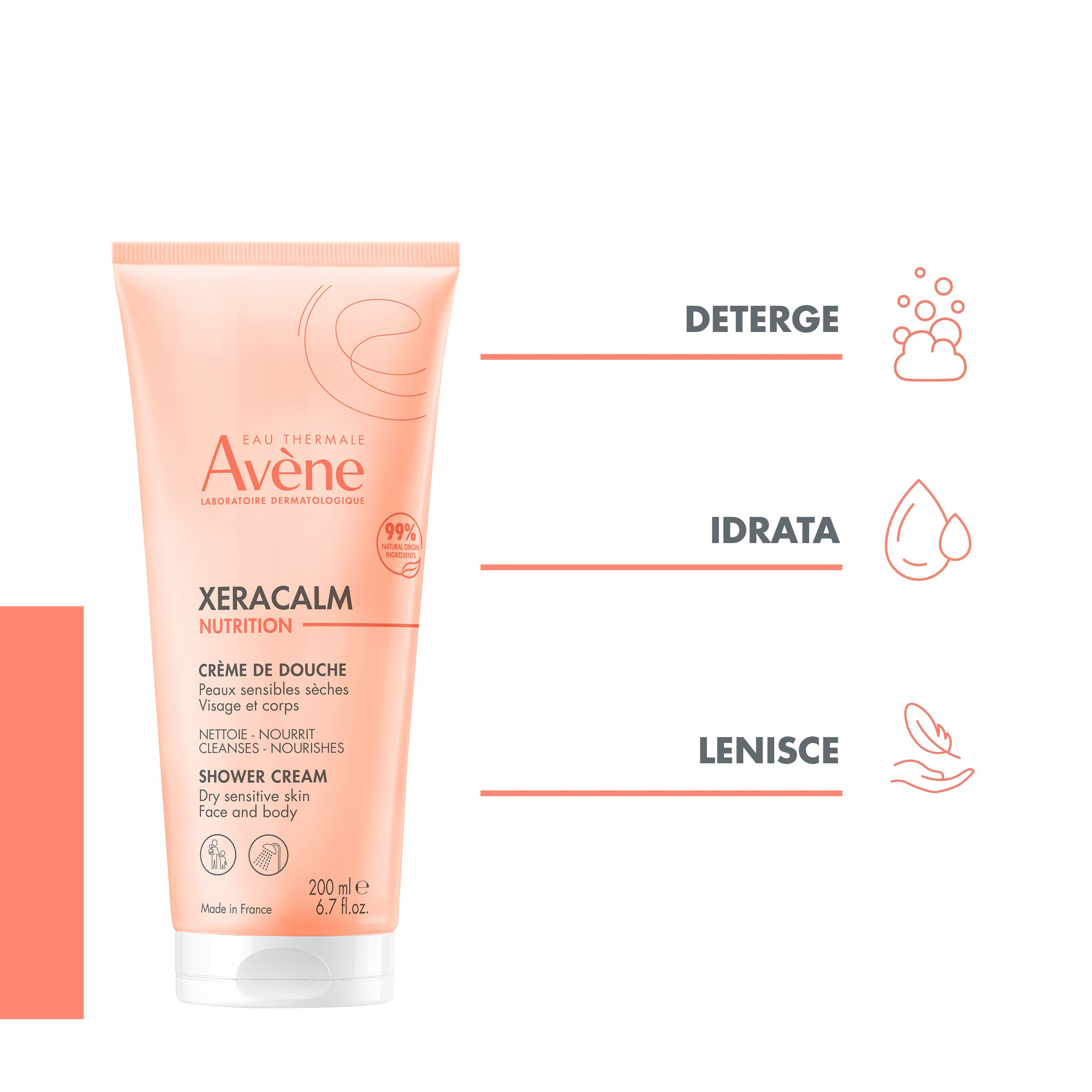 AVENE XERACALM NUTR DOCC 200ML AVENE XERACALM NUTR DOCC 200ML