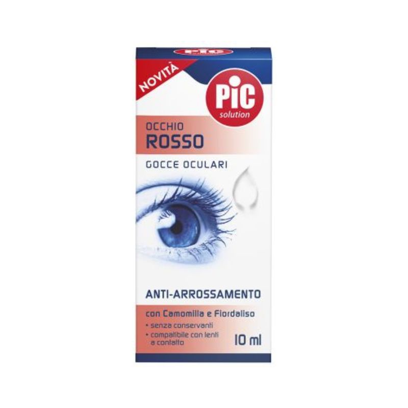 Pic Solution - Gocce Oculari Anti-Arrossamento Per Occhio Rosso 10 ml